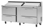 Turbo Air , PST-72-D4-N, Prep Tables