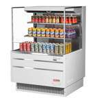 Turbo Air , TOM-36L-UF-W(B)-3S-N, Open Display Case