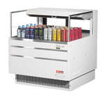 Turbo Air , TOM-36L-UFD-W(B)-1S-N, Open Display Case