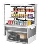 Turbo Air , TOM-36L-UFD-W(B)-3SI-N, Open Display Case