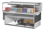 Turbo Air , TOM-60L-UF-W(B)-1SI-N, Open Display Case