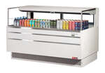 Turbo Air , TOM-60L-UFD-W(B)-1S-N, Open Display Case