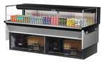 Turbo Air , TOM-72L-UF-W(B)-1SI-N, Open Display Case