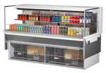 Turbo Air , TOM-72L-UF-W(B)-2SI-N, Open Display Case