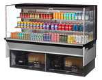Turbo Air , TOM-72L-UF-W(B)-3SI-N, Open Display Case