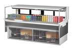 Turbo Air , TOM-72L-UFD-W(B)-1SI-N, Open Display Case