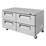 Turbo Air , TUR-60SD-D4-N, Refrigerator, Undercounter, Reach-In