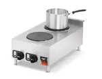 Vollrath 40739, Hotplate, Countertop, Electric, 15" W, 208-240V, 3000-4000 Watts